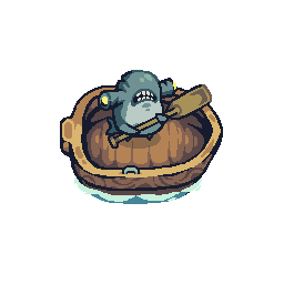 Kan2Games mascot — a boat with character